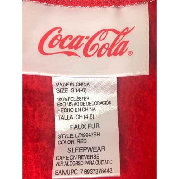 Coca-Cola-Enjoy Coke Fleece Sweater Sleepwear - Picture 4 of 6